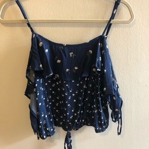 Cropped American eagle tank top